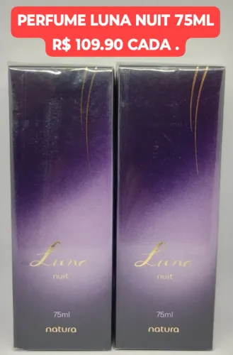 LANÇAMENTO PERFUME LUNA NUIT 75ML R$ 109.90 CADA