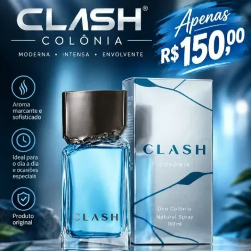 Clash Colônia 100 Ml Boticário (Promoção R$ 100 00(