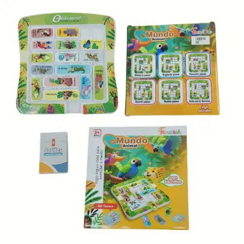 Jogo De Tabuleiro Raciocínio Lógico Mundo Animal