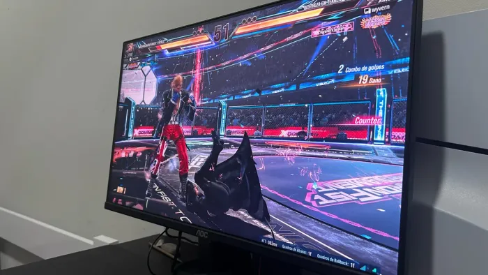 Monitor Gamer Aoc 24 180hz 1ms Hdr Ips 24g30e Preto 127/220v