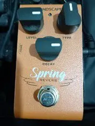 Pedal Reverb Spring, novo com caixa e manual.