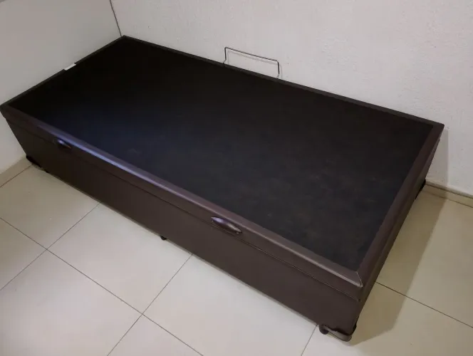 Cama box-baú solteiro DREAM B courano marrom