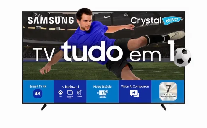 Smart TV 43" 4K Samsung 43U8600F Crystal HDR Tizen Alexa e Xbox Gaming