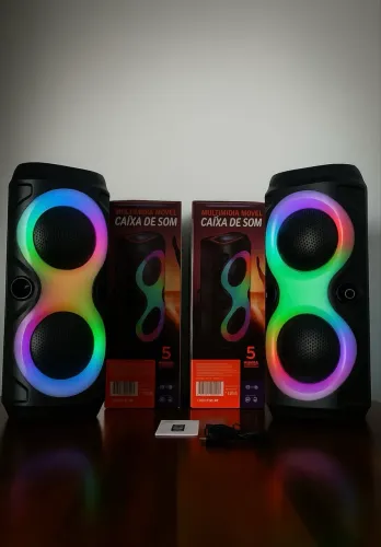 Caixa de Som Bluetooth 50w Nova