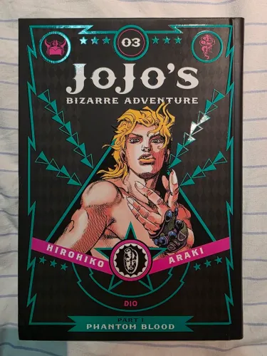 Mangá JoJo's Bizarre Adventure Phantom Blood (parte 1) - Volume 3 - Capa Dura em Inglês