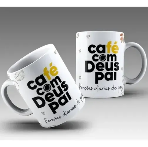 Xícaras e blusas personalizadas