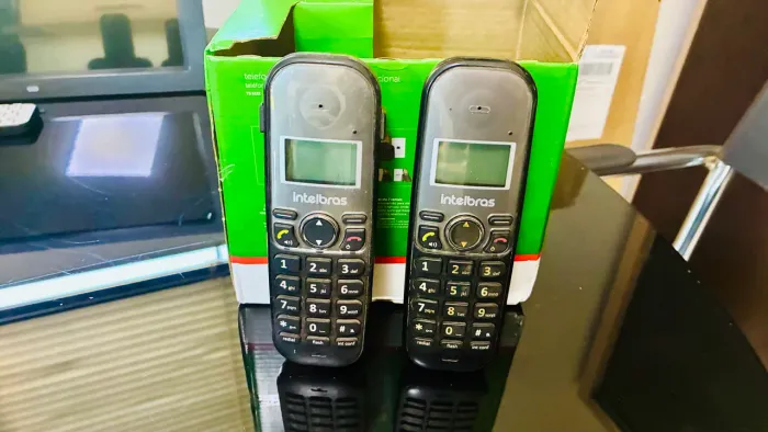 Tefefone fixo Intelbrás com ramal