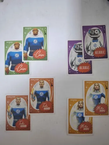 Cards Colecionáveis - Quarteto Fantástico
