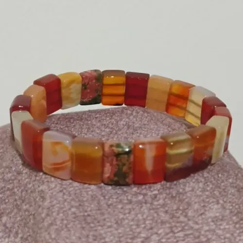 Conjunto 3 pulseiras pedras naturais.