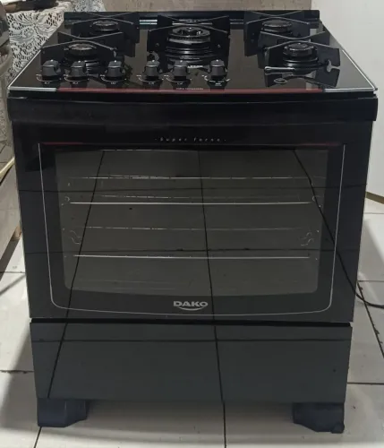 Fogão 5 bocas Dako Elétrico mesa de vidro ENTREGO
