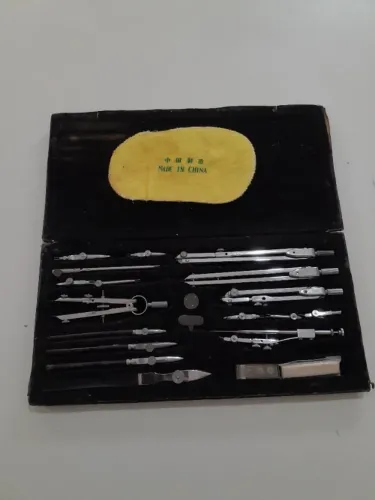Kit Compasso Double Rhomb Vintage Raridade