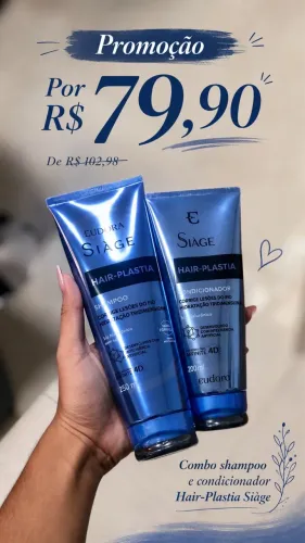 Combo Shampoo e condicionador Siage