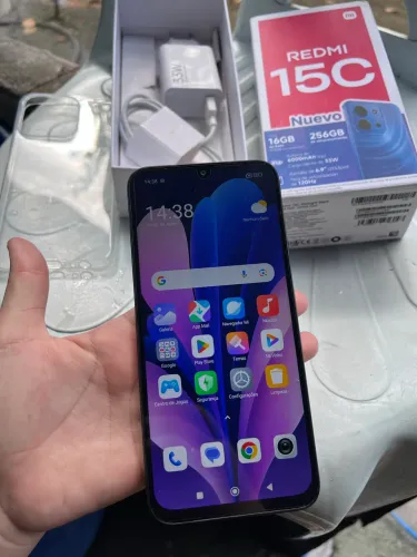 Xiaomi Redmi 15C 256gigas 16ram, completo, aceito cartão, Otimo