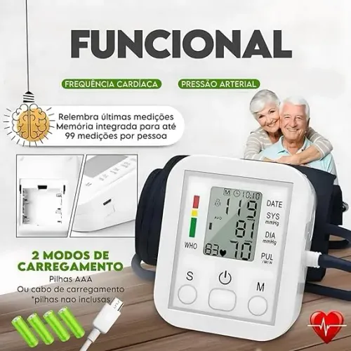 aparelho de medir pressão digital de braço 