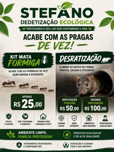 Kit de dedetização 