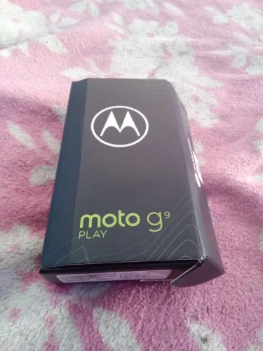 Caixa original moto g9 play
