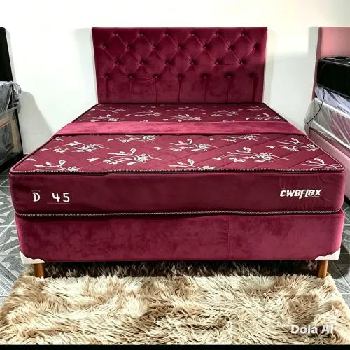 Cama box e colchão 