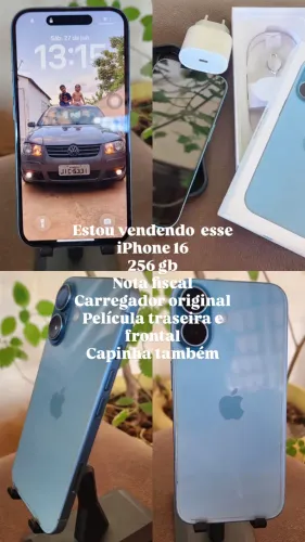 Vendo iPhone 16 novinho
