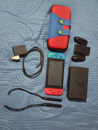 Nintendo switch v2 desbloqueado 128gb