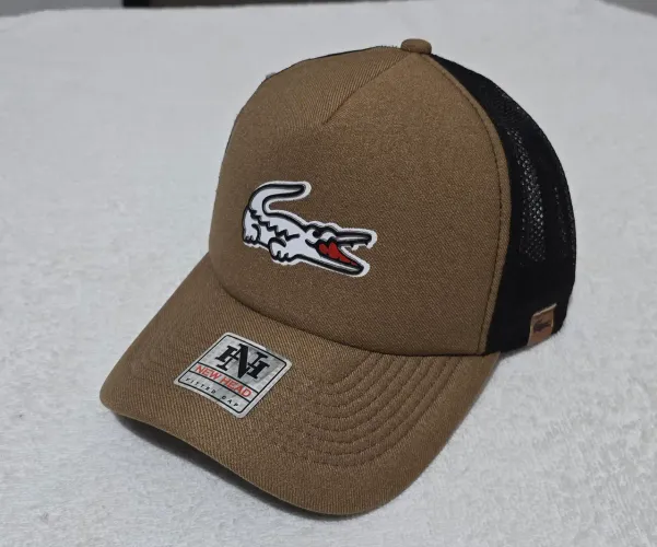 Boné da LAC0STE de tela