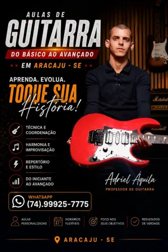 Aulas de guitarra e violão