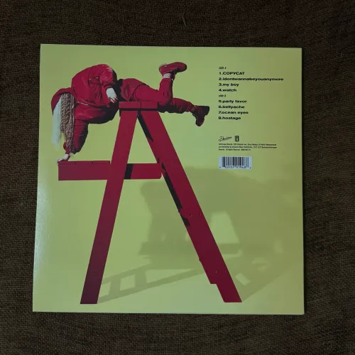 Billie Eilish - dont smile at me (disco de vinil vermelho)