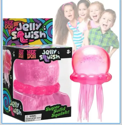 Squish squishy de apertar agua viva satisfatório fidget toy