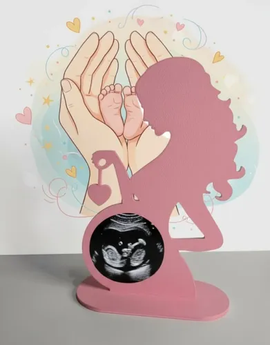 Porta Retrato De Grávida Para o Ultrassom