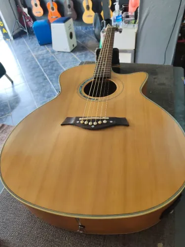Violão regulado elétrico