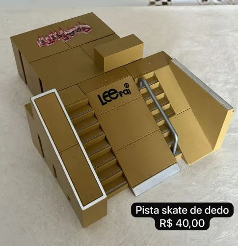 Pista de skate de dedo