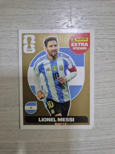 Figurinha Rara MESSI Legend Ouro