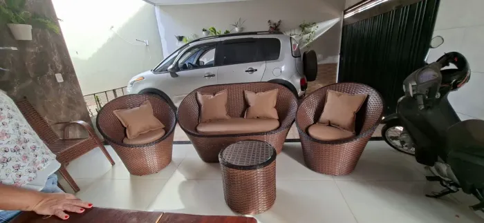 Jogo poltronas oval