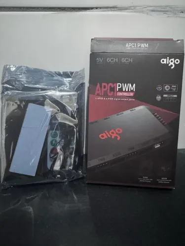 Controladora Aigo Apc1 + Hub Argb 3 Pin 5v + Pwm 4 Pin 12v alfi