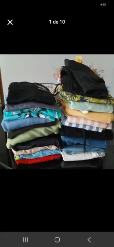 Lote 25 peças de roupa menino 8 a 12 anos