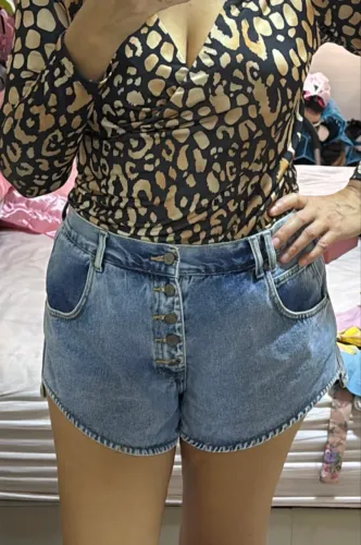 Short jeans Farm, veste 42