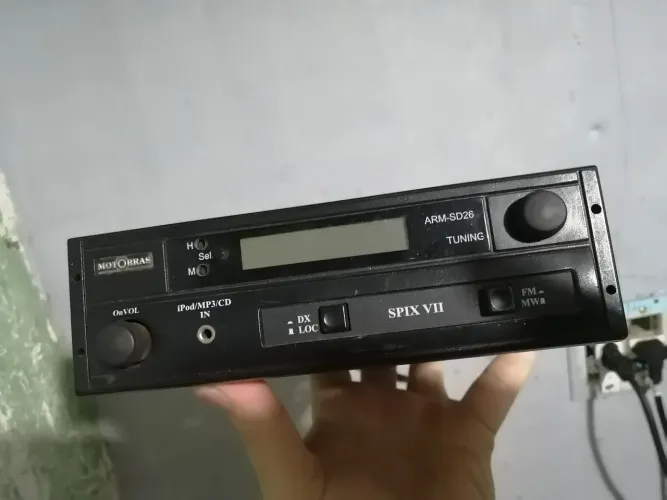 Rádio Motobrás antigo automotivo