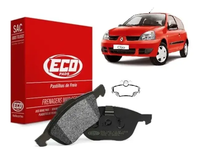 Pastilha Freio Clio Logan Megane Sandero Symbol Twingo