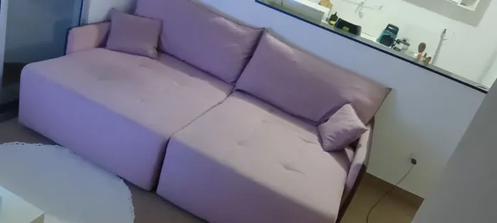 Sofá ConfortLar rosa