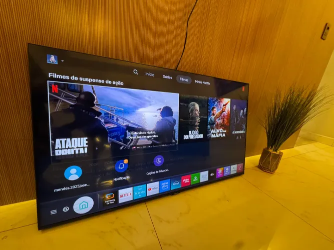 SMART TV SAMSUNG 50 4K - XBOX - ALEXA (DETALHE)