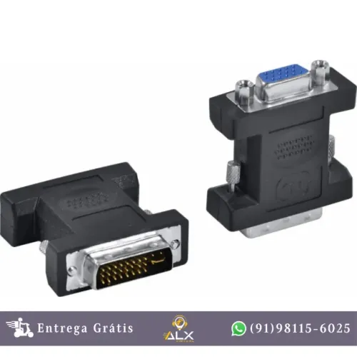 Adaptador Dvi para Vga 24+5 Pinos *ENTREGA GRÁTIS*