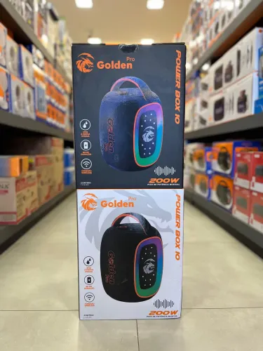 CAIXA DE SOM GOLDEN PRO POWER BOX 10 