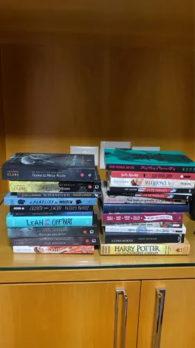 Coleção de livros variados