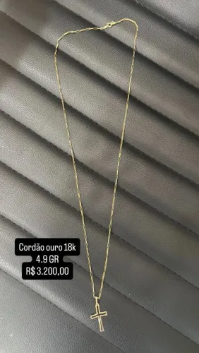 VENDO CORDÃO DE OURO 18K 4.9GR