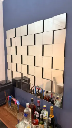 Kit Espelho Decorativo Mosaico (profundidades mescladas)