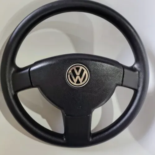 Volante de Direção VW Gol Power Completo c/Tampa e Came Original 377564326