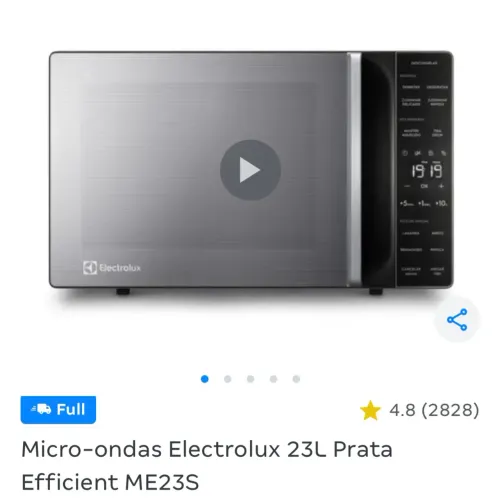 Microonda Electrolux 23L