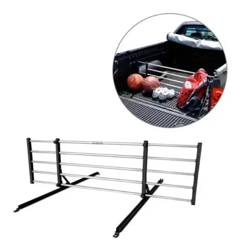 Divisor Caçamba Cargo Alumínio Regulável pickup Saveiro/Strada/Toro/outras