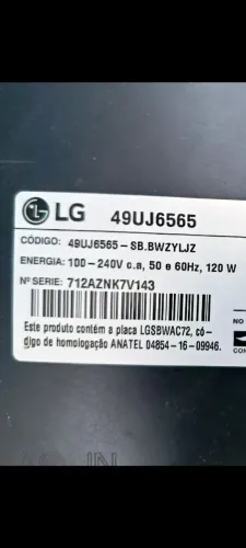 Placa principal LG 49UJ6565
