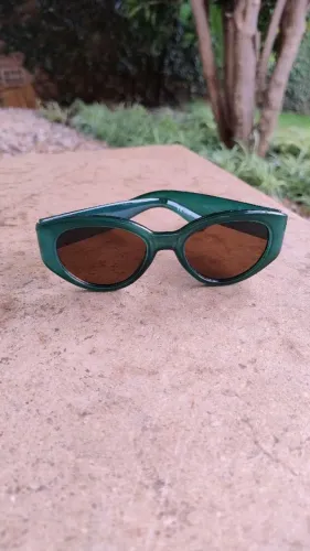 Óculos de Sol de Acetato Verde Esmeralda da Cotton On