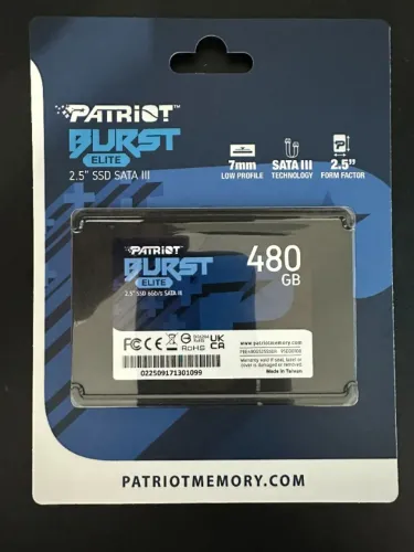 SSD 480GB Patriot  ELITE  2,5" SATA 3 HD